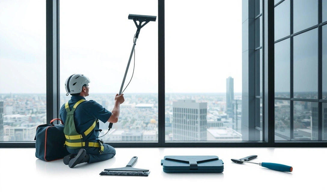 Professional window cleaning service