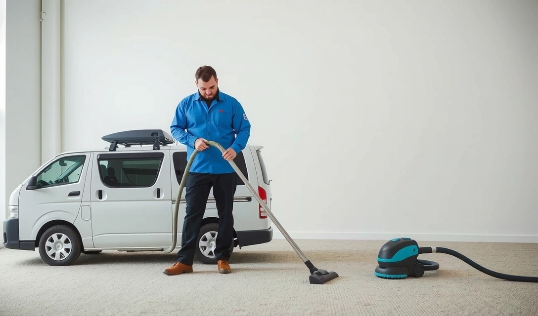 Professional carpet cleaning equipment